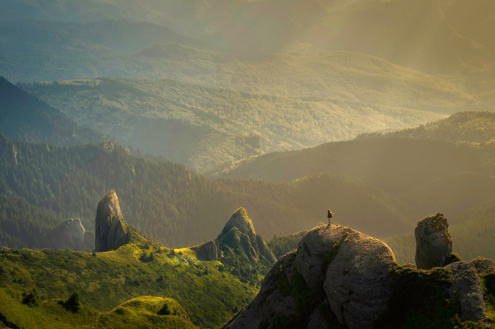 A village gathering at dusk in a remote mountain community